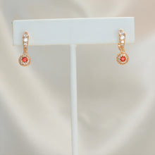 Minimalist Dangle Drop Huggies - Gold Plated Dainty Elegant Earrings - Gift for her