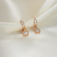 Minimalist Dangle Drop Huggies - Gold Plated Dainty Elegant Earrings - Gift for her